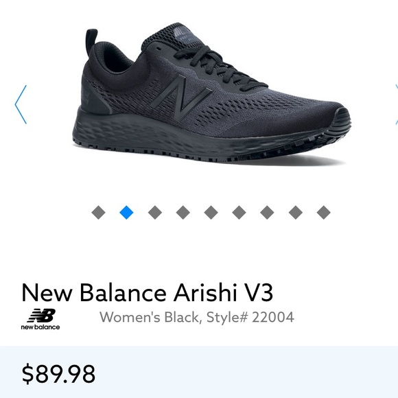 new balance arishi v3 slip resistant
